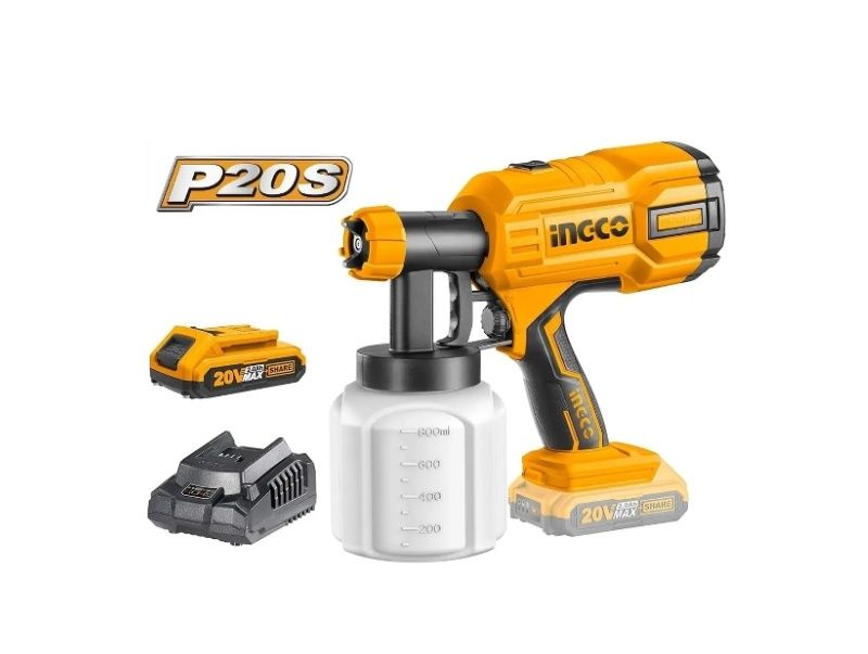 Аккумуляторный краскопульт Ingco