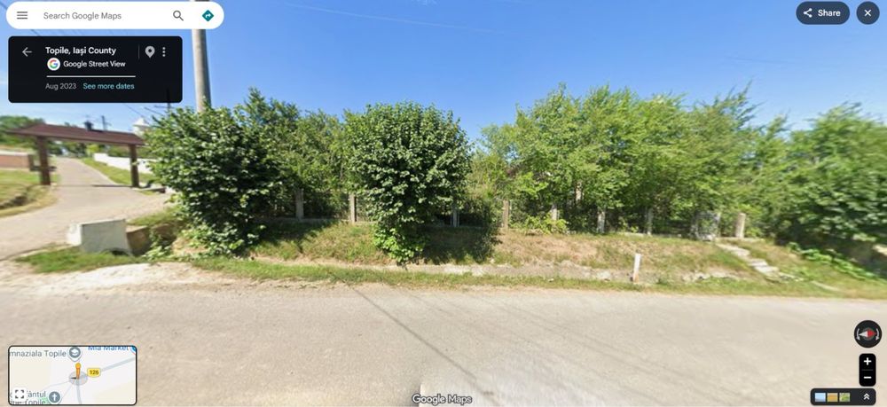 Vand teren 6900 mp + casa+ livada