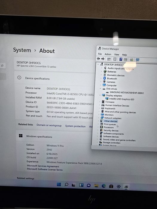 Hp Spectre X360 Amanet BKG