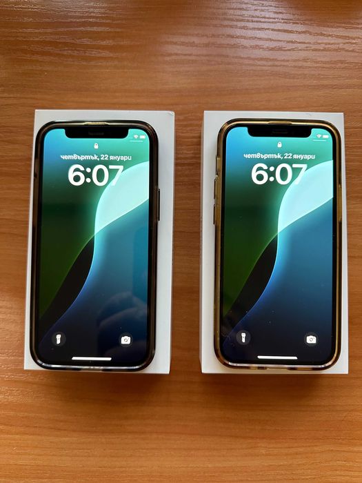 iphone 12 mini 64GB бял и син в перфектно състояние