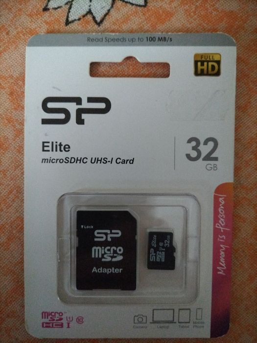 SP Elite microSDHC UHS-I Card 32GB