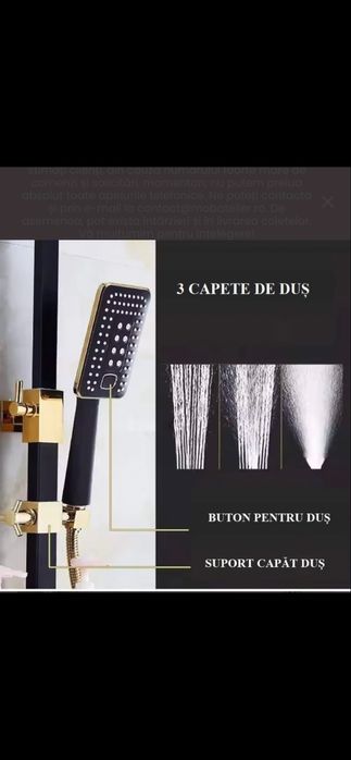 Coloana de dus Smart , termostat temperatura apa