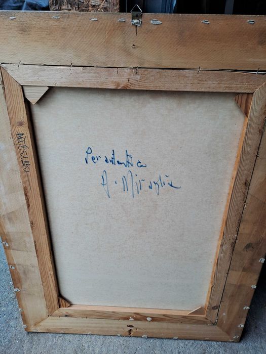 tablou pictura 87/67 cm semnat A Miraglia