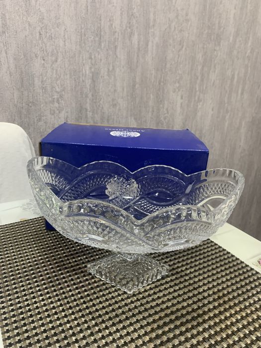 Конфетница ваза хрустальная