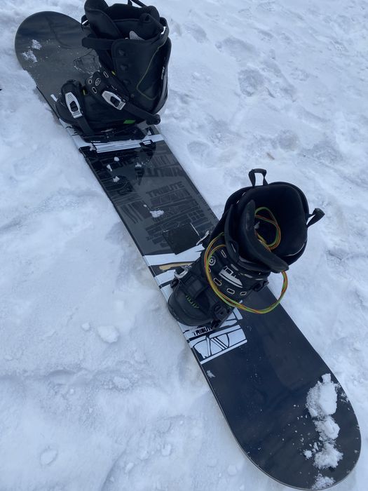 Сноуборд с горнолыжкой