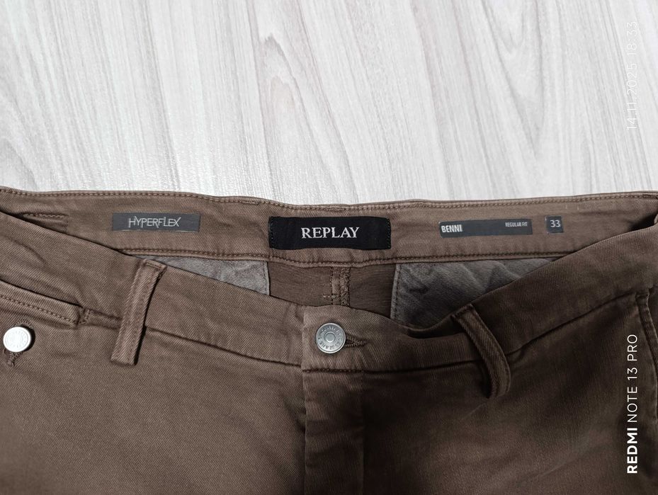 ''Replay Benni jeans Brown''оригинални мъжки дънки 33 размер