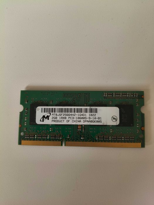RAM памет за лаптоп 2GB DDR3 1333MHz (PC3‑10600S)