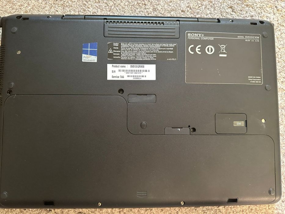 Laptop Sony Vaio