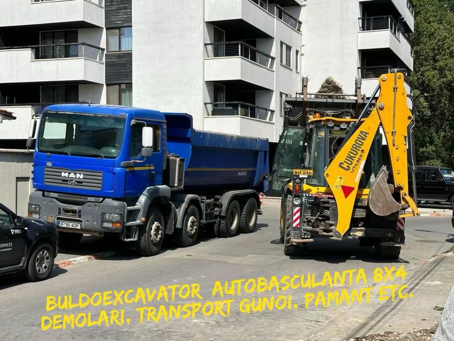 Inchiriere Miniexcavator / BULDO / Bascula 8x4 / 3,5t