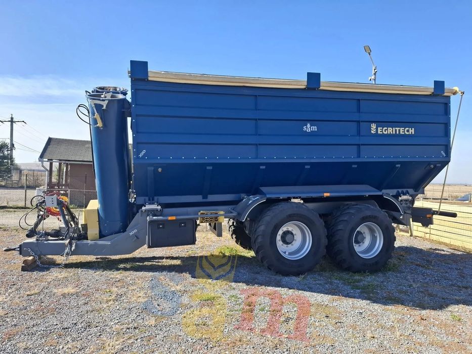 Alta Remorca de transfer cereale EGRITECH BNP-30 cu SISTEM CÂNTĂRIRE Volum: 30 m³ | Sistem de cântărire cu afișaj în cabina tractorului.