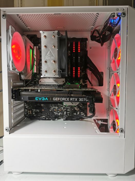 Unitate PC Gaming  Ryzen 5 5600X | RTX 3070 |  Ssd 500 samsung, B450