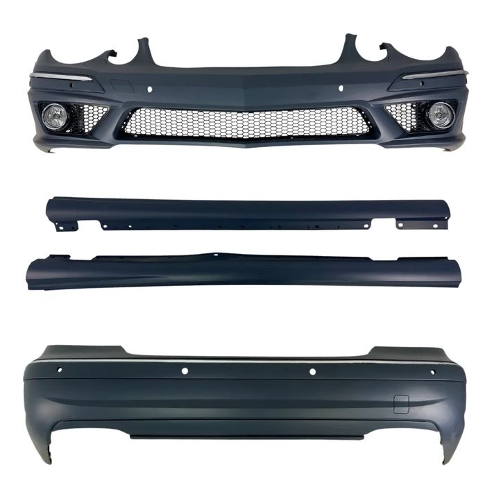 Боди кит предна броня , задна броня , прагове за Mercedes E-Class W211 (2006-2008) - AMG E63 с халогени