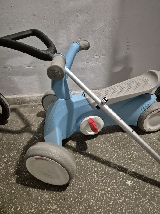 Cart/tricicleta Berg Go2 cu maner de impins