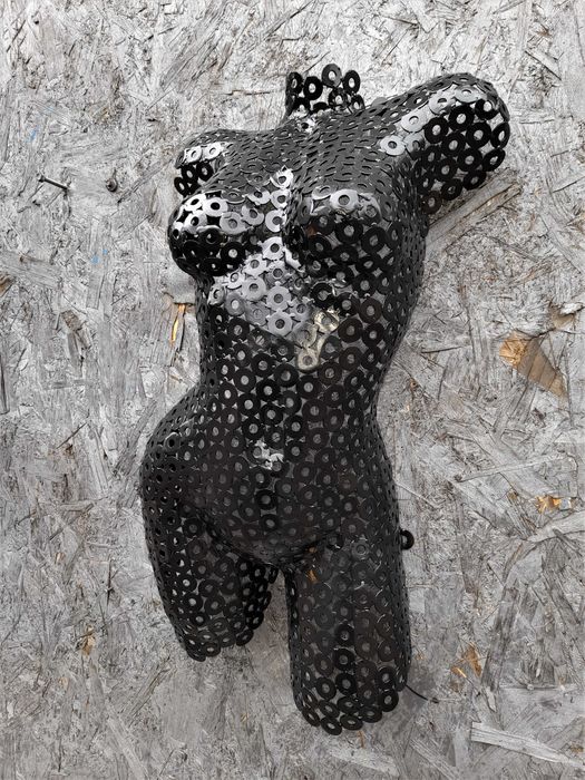 sculptura bust- cadou inedit- decor fier stil industrial