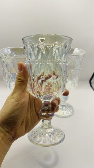 Набор бокалов синий 4 шт