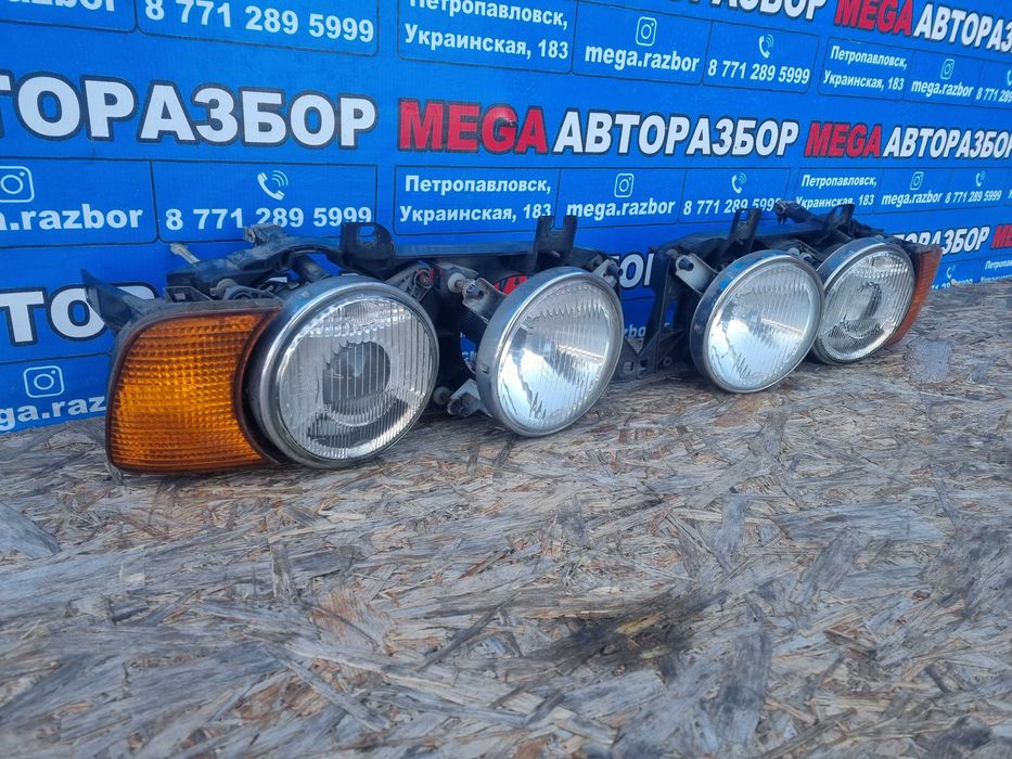Передние фары на БМВ Е34 / BMW E34