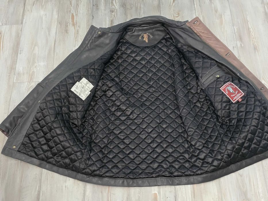 Geacă vintage din piele pentru bărbați, Perry Hills