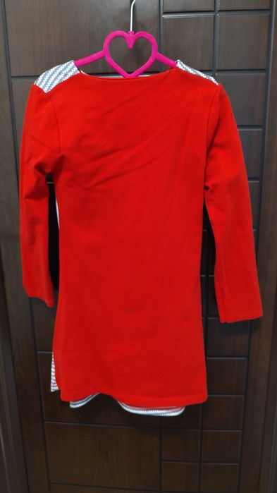 Детска коледна рокля за момиче размер 128