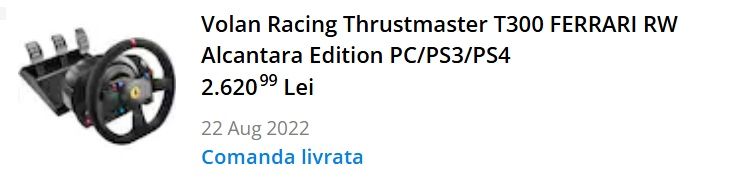 Vand set Thrustmaster stare perfecta