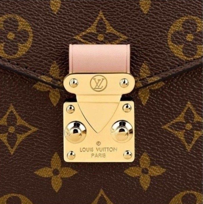 Geanta piele naturala LV Pochette Metis+portofel,cutie,certificat,card,saculet, etichetă incluse
