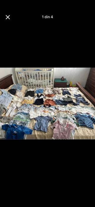 Lot hăinuțe băiețel 0-4 luni