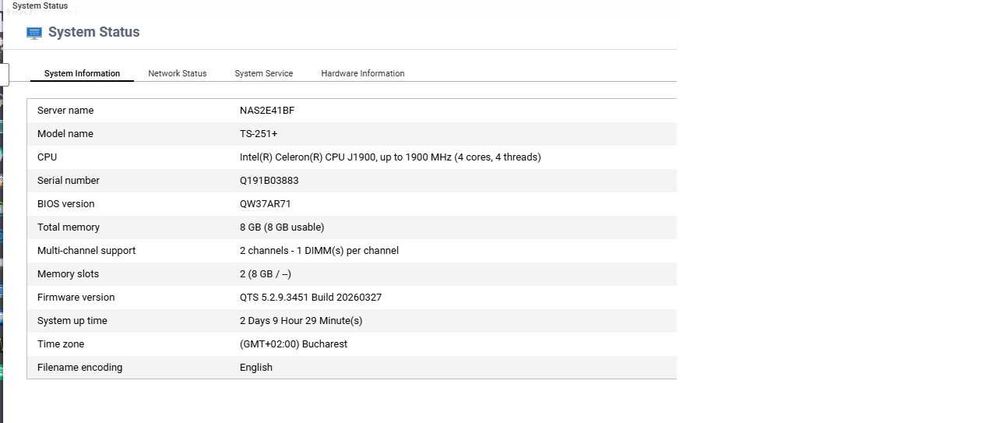 NAS Qnap TS-251+, cu 2 HDD WD Red 2TB