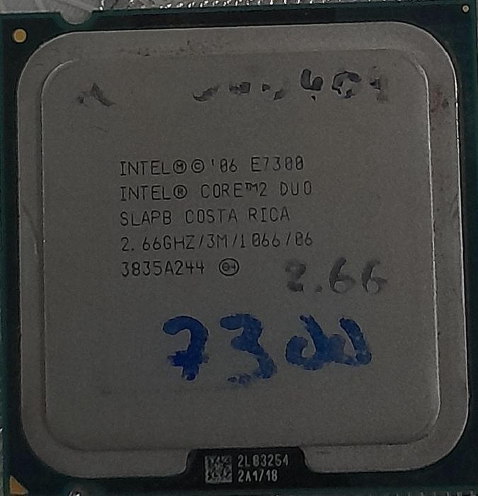 Intel core 2 duo E7300