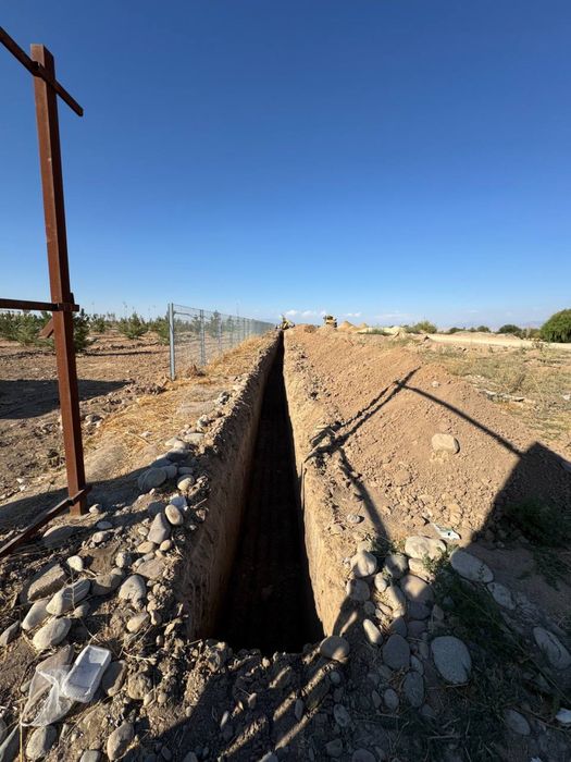 Траншея казимиз канализация кабель