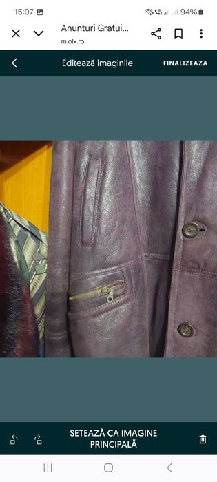 Jacheta bărbătească Extra large căptușită 5XL