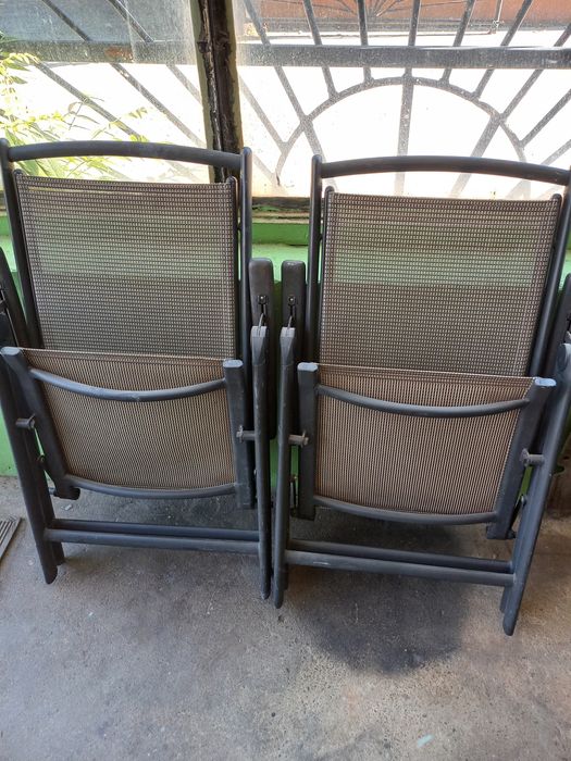 Згъваеми столове тип шезлонг