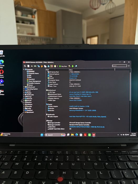 Thinkpad X1 Carbon i7 1260P | 32GB DDR5 | 1TB SSD