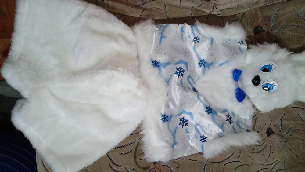 Новогодний костюм зайчика