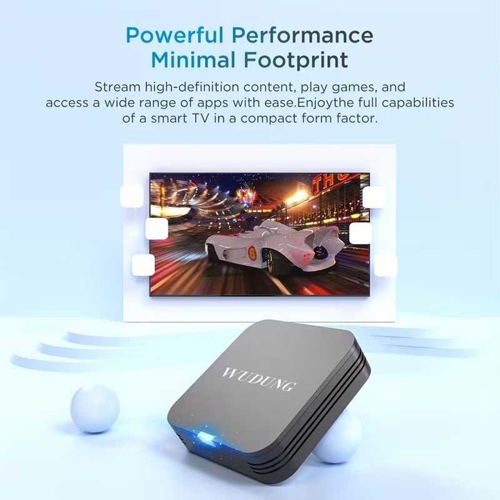 НОВ Ултра Мини Smart TV Box TX1, Android 10, 4K, 2GB RAM / 16GB ROM
