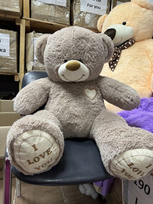 Плюшевый медведь мишка тедди