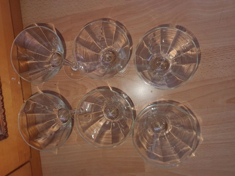 Set 6 pahare (sampanie) nefolosite