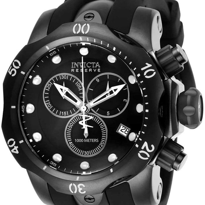 Часы 6051 Invicta Reserve Venom швейцария Swiss Ronda Z60, Black