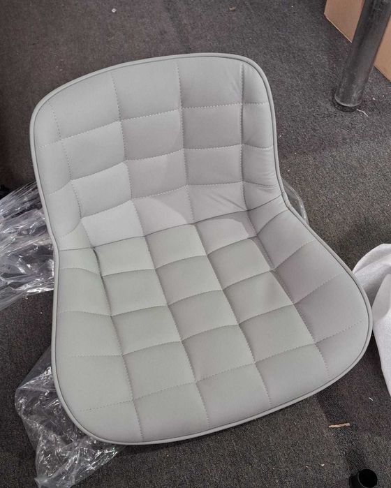 Set 2 scaune bar YOUNIKE, reglabile, pivotante, gri