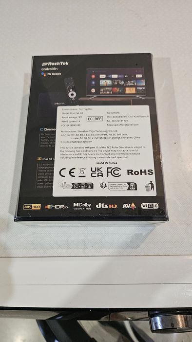 Тв бокс RockTek G2 androidtv