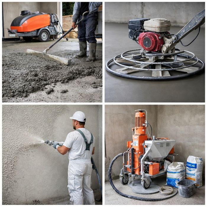 PROFESIONISTI  executam sape si tencuieli mecanizate