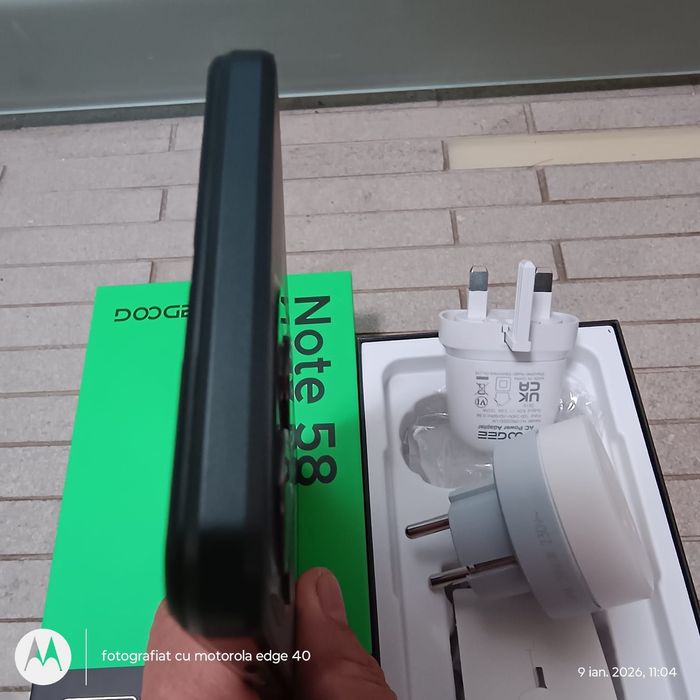 Tel DOOGEE Note 58, 4+8/128 gb,  din sept 2025, ușor negocia