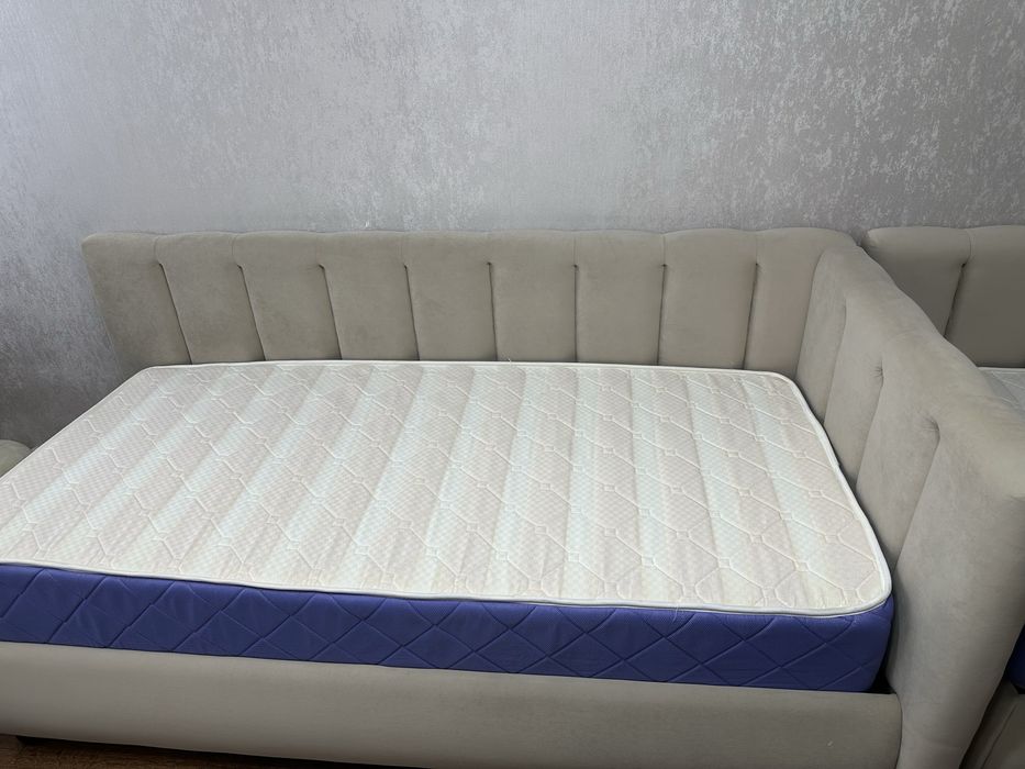 Кровать 90*200, беж