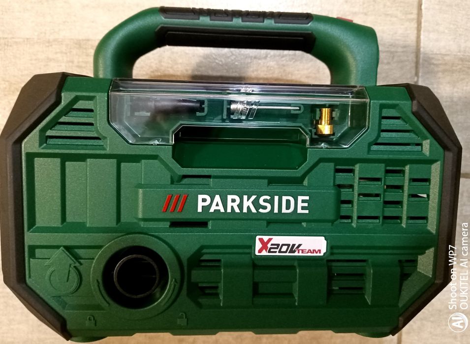 Parkside compresor 20V 3in1 digital pompa aer umflat baterie lanterna