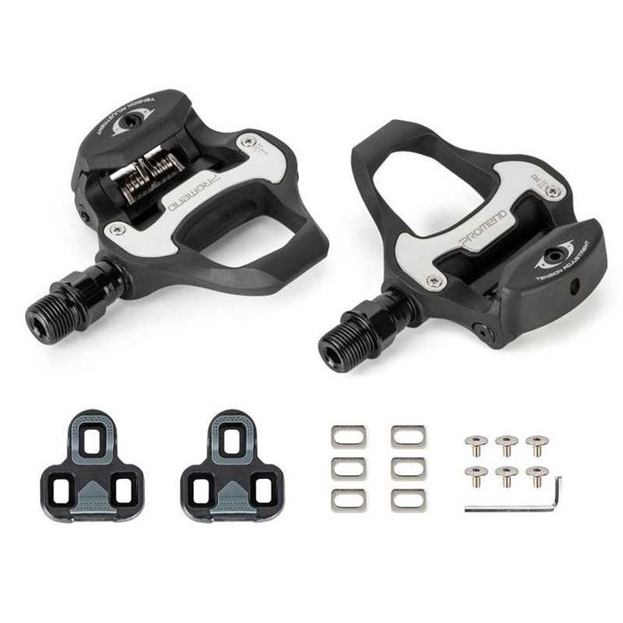 Самозаключващи педали за шосеен велосипед PROMEND, SPD-SL + Парчета