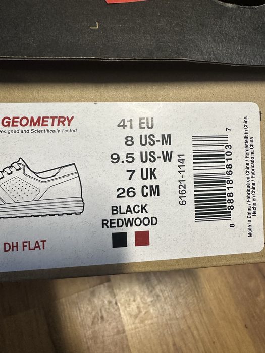 Specialized 2FO DH Flat MTB обувки / Downhill / Enduro – НОВИ (Black/Red)