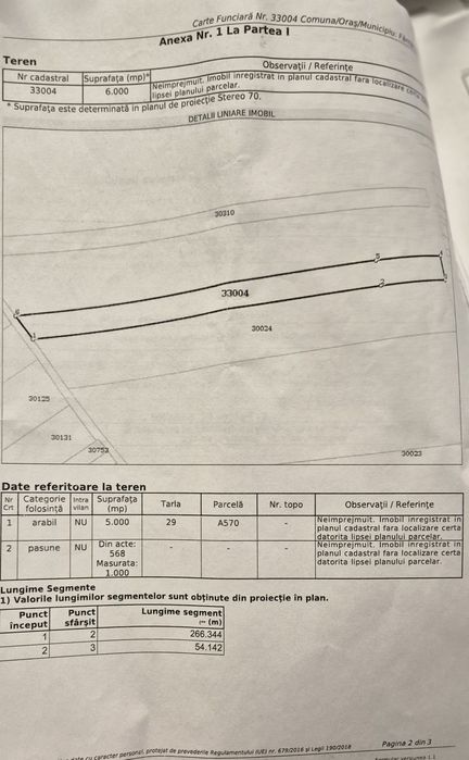 !!! SE VINDE TEREN 6000 m2