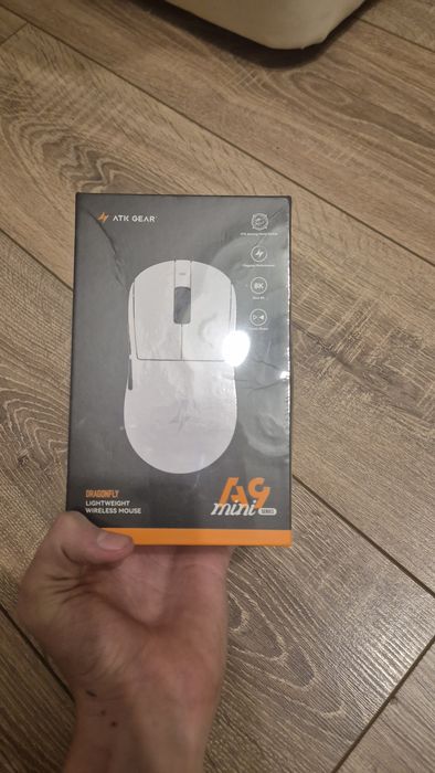 ATK Dragonfly A9 Mini White - Mouse Gaming Wireless Nou
