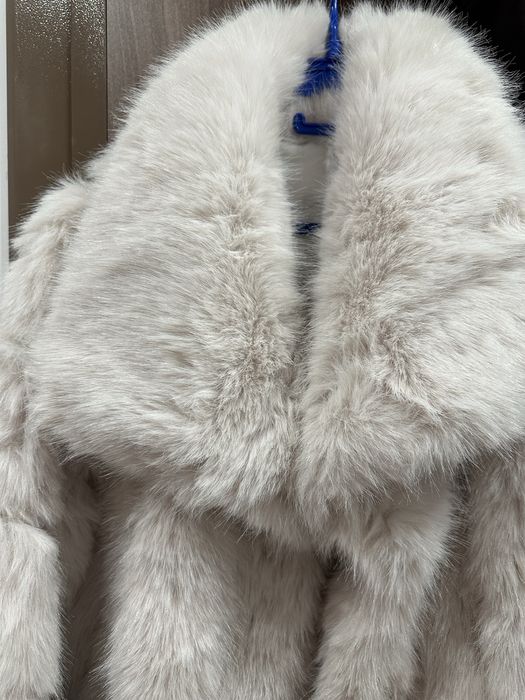 Палто от еко косъм