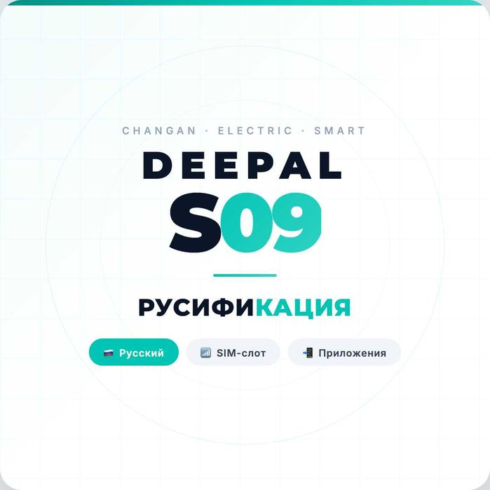 DEEPAL S09 — Обновление + SIM + Приложения