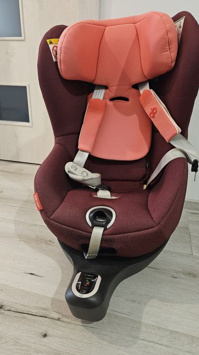 Vand caun auto cu ISOFIX GB Vaya Cherry Red iSize + Sensorsafe, 45-105