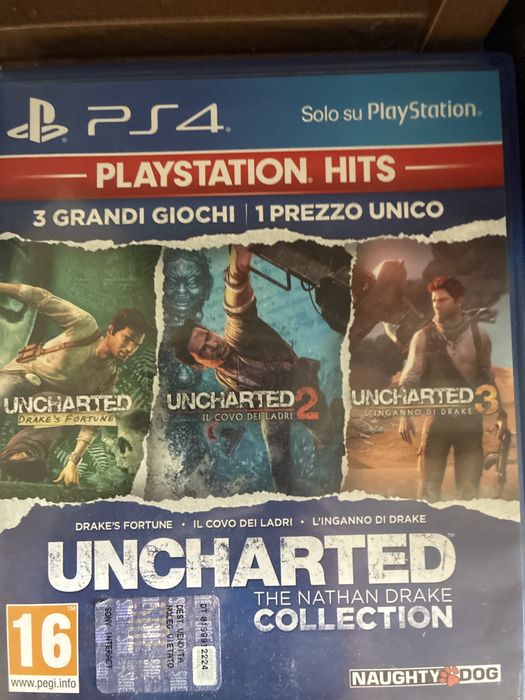 Doua jocuri: GOD OF WAR si UNCHARTED TOTE CELE 3 Jocuri pe disc PS4